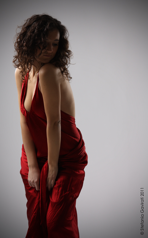 Martina in rouge...