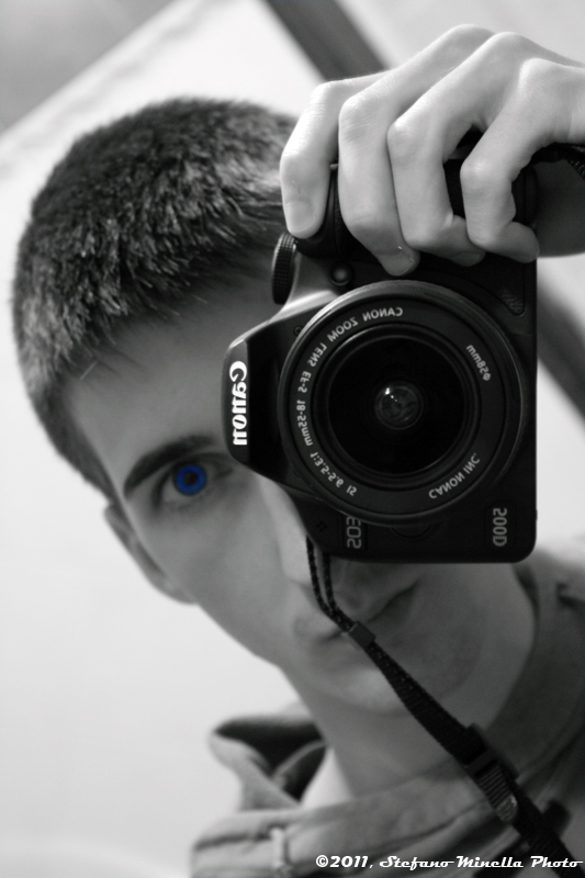 First Shot. Me,500D & My Blue Eye