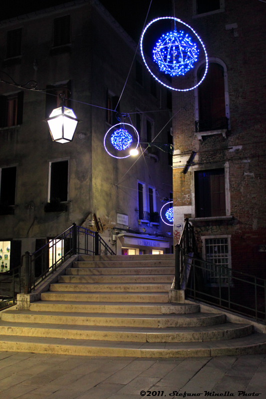 Bridge with Carnival Lights
