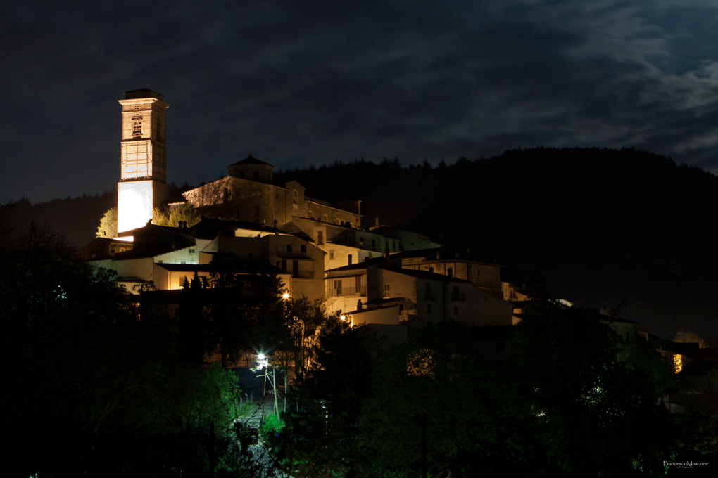 Goriano Sicoli (AQ) by night