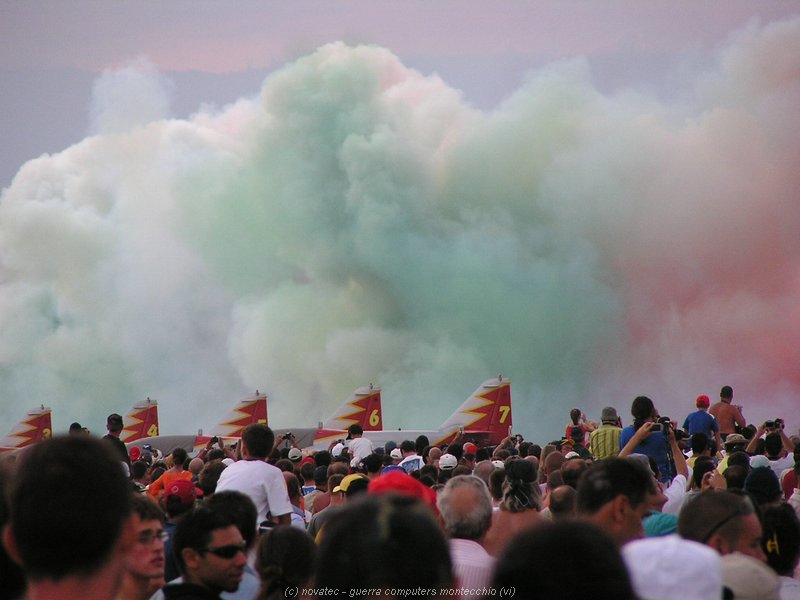 sulla pista di rullaggio