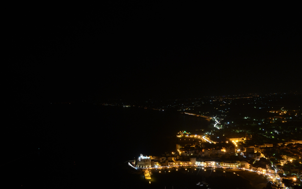 Castellammare del golfo di notte