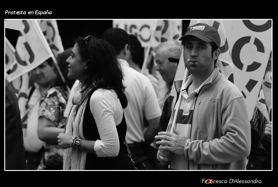 Protesta en Espa�a