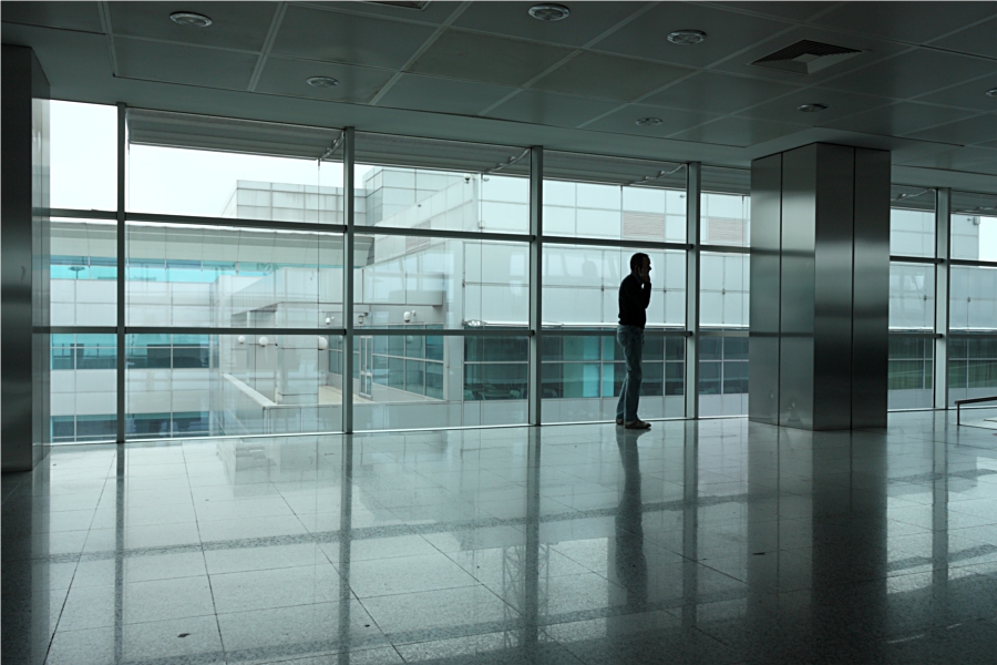 Immagini da un aeroporto