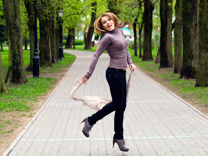 Happiness in the park