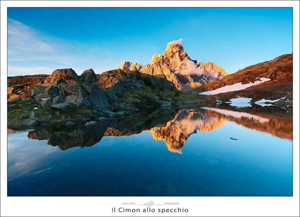 Il cimon allo specchio.