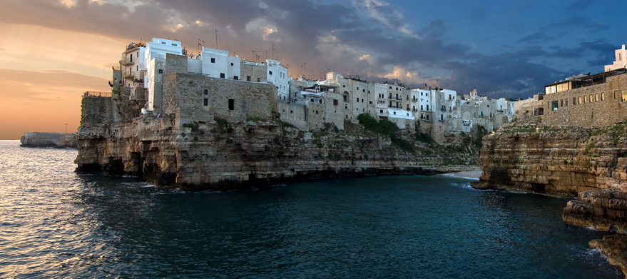 Una cittadina sulla scogliera