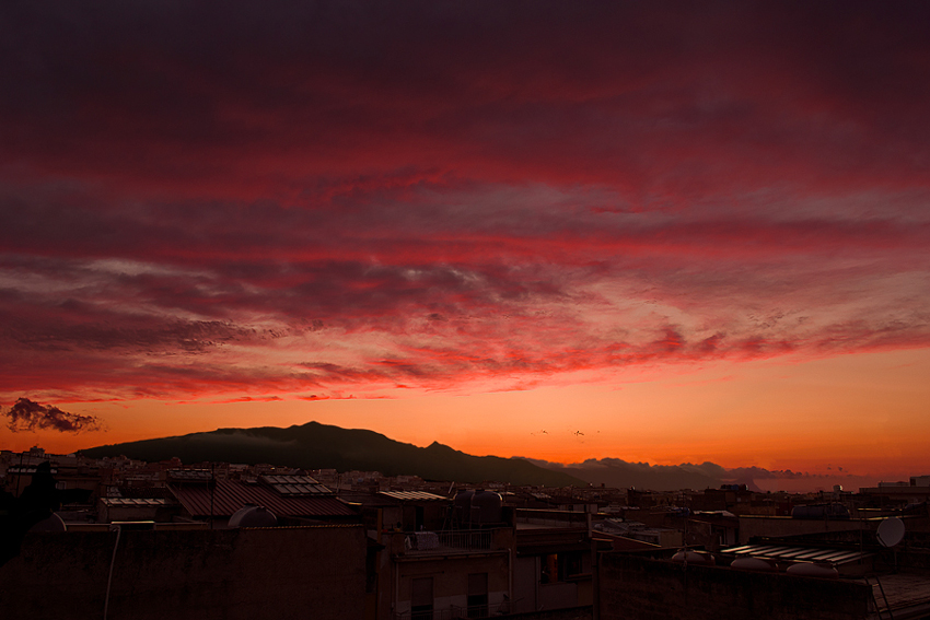 ::Sunset from my house::