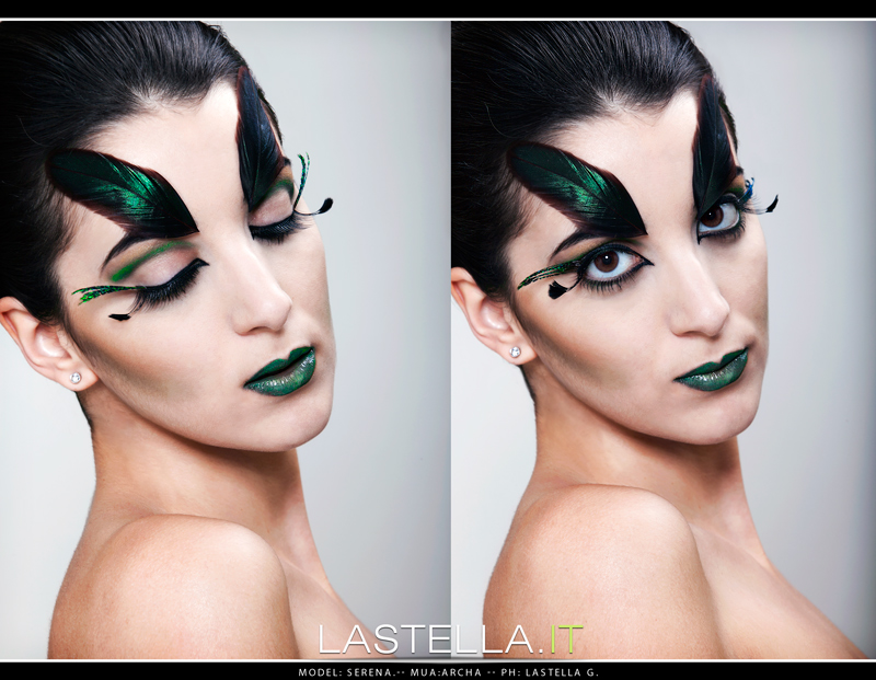 Serena - eyes feathery