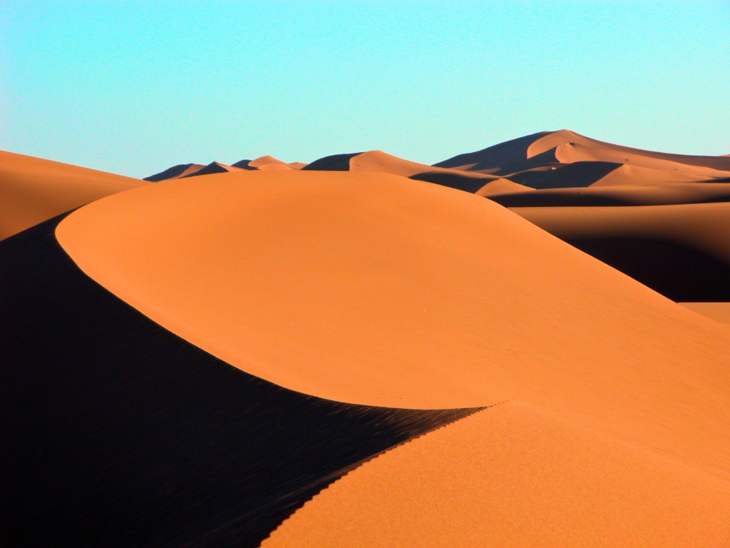 tramonto sull' Erg Chebbi