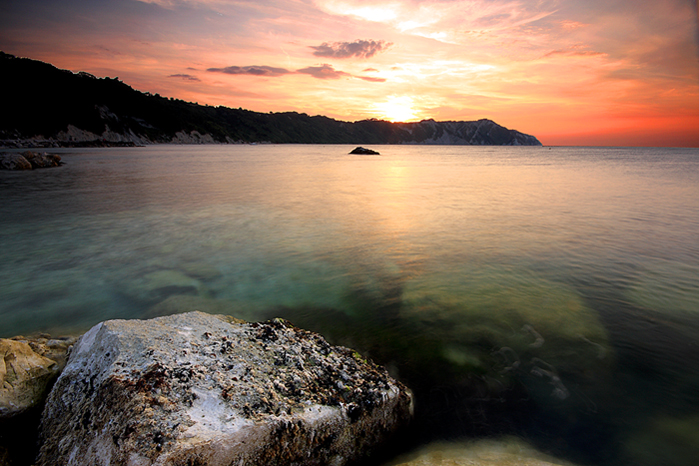 in sul calar del sole...