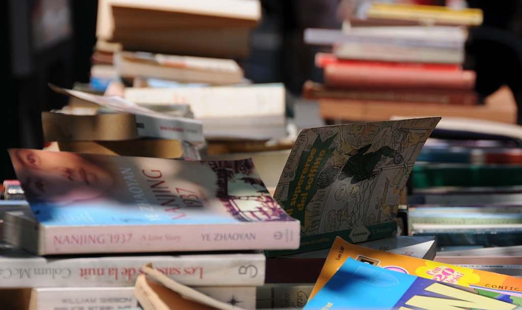 Bancarella di libri