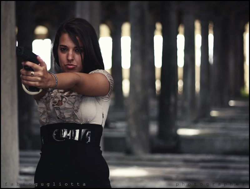 the woman with the gun