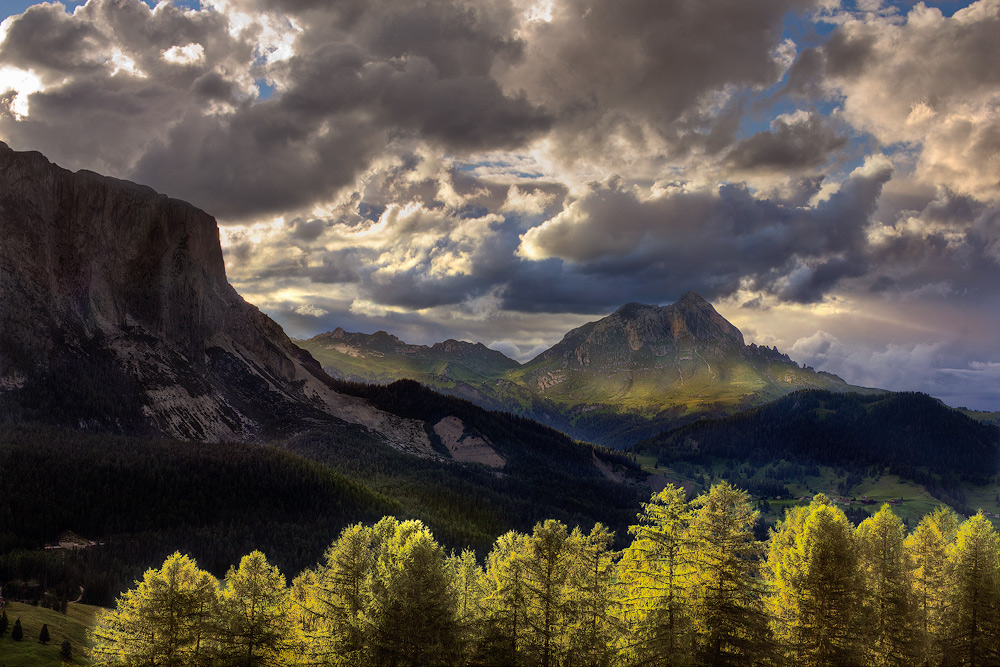 luci e nuvole sulle Dolomiti