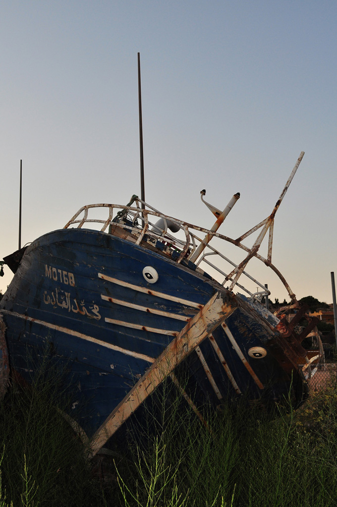 Lampedusa- Cimitero dei barconi