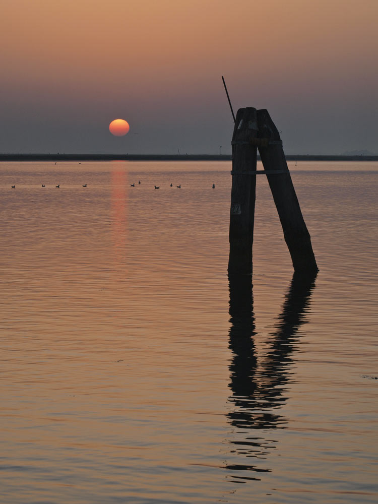 Alba in laguna