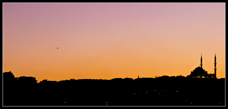 Tramonto su Istanbul