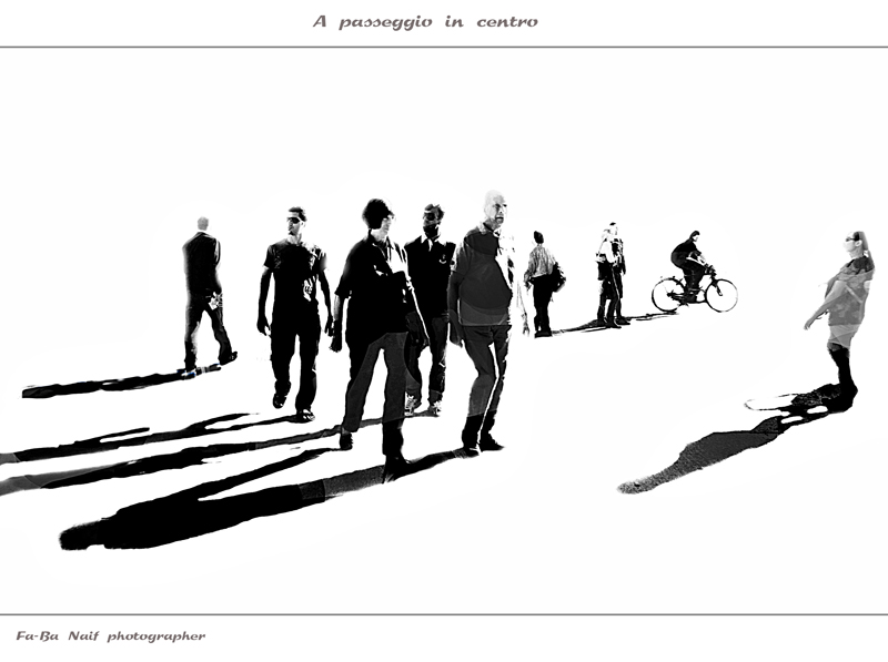 a passeggio in centro