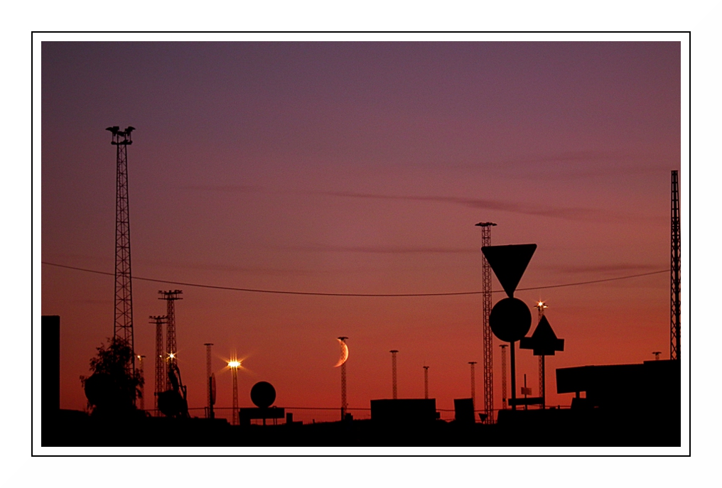 ..........l'uomo non ferma il tramonto