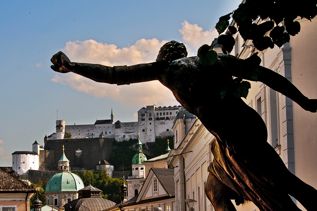 Salisburgo - Castello sullo sfondo