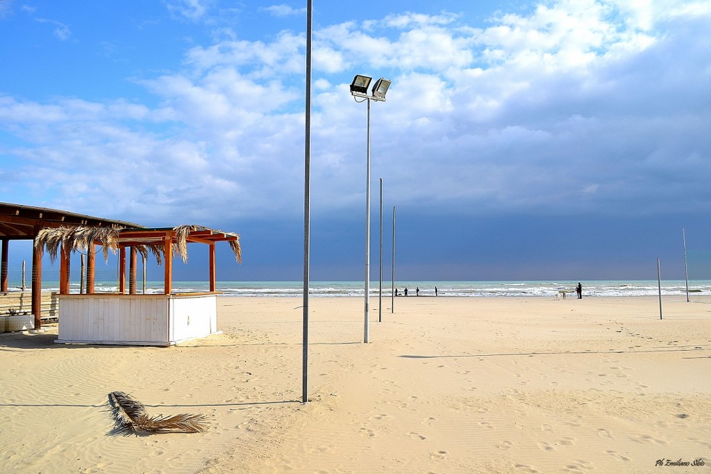 Spiaggia di Giulianova in autunno