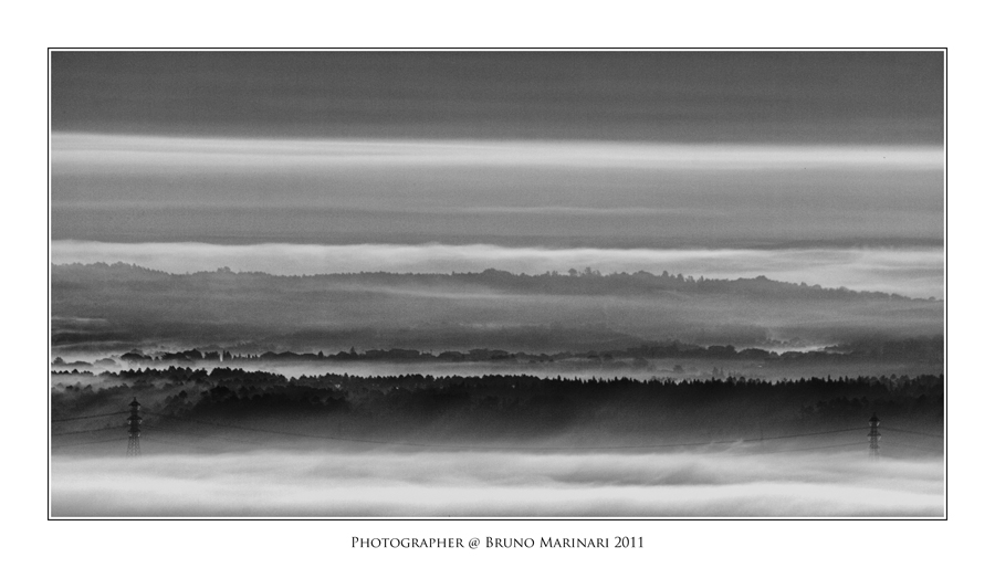 Foschia tra le valli