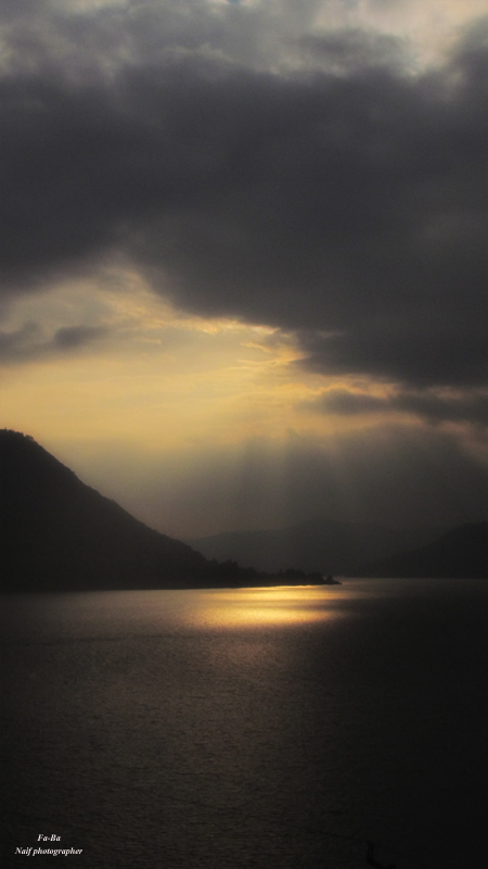 vista dal lago di Como da Nesso