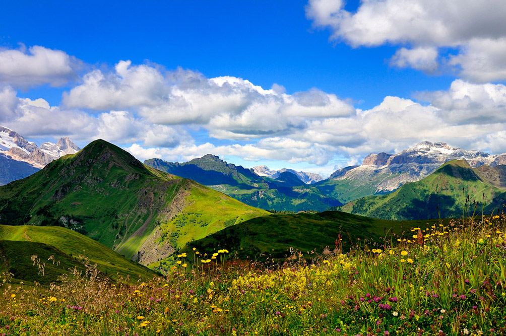 Panorama dal passo Giau