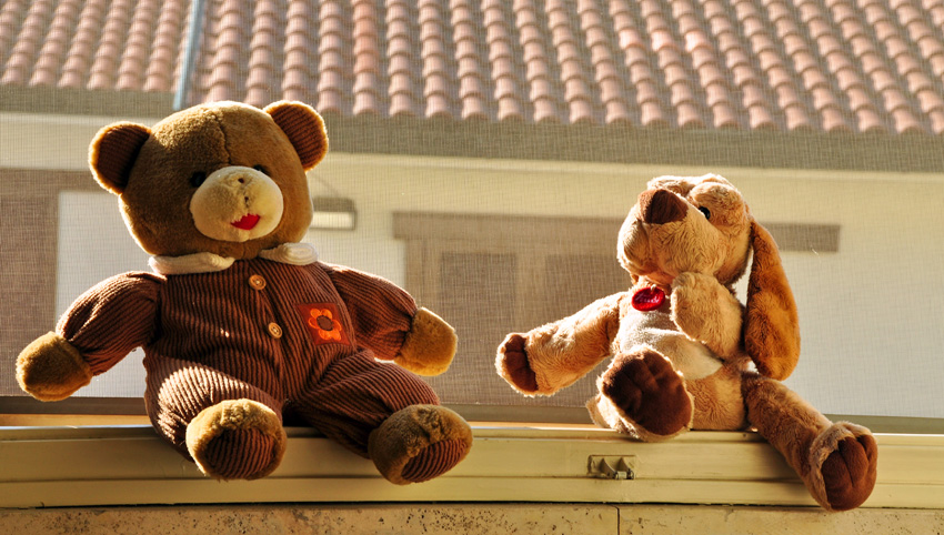 ...come si sta bene al sole!