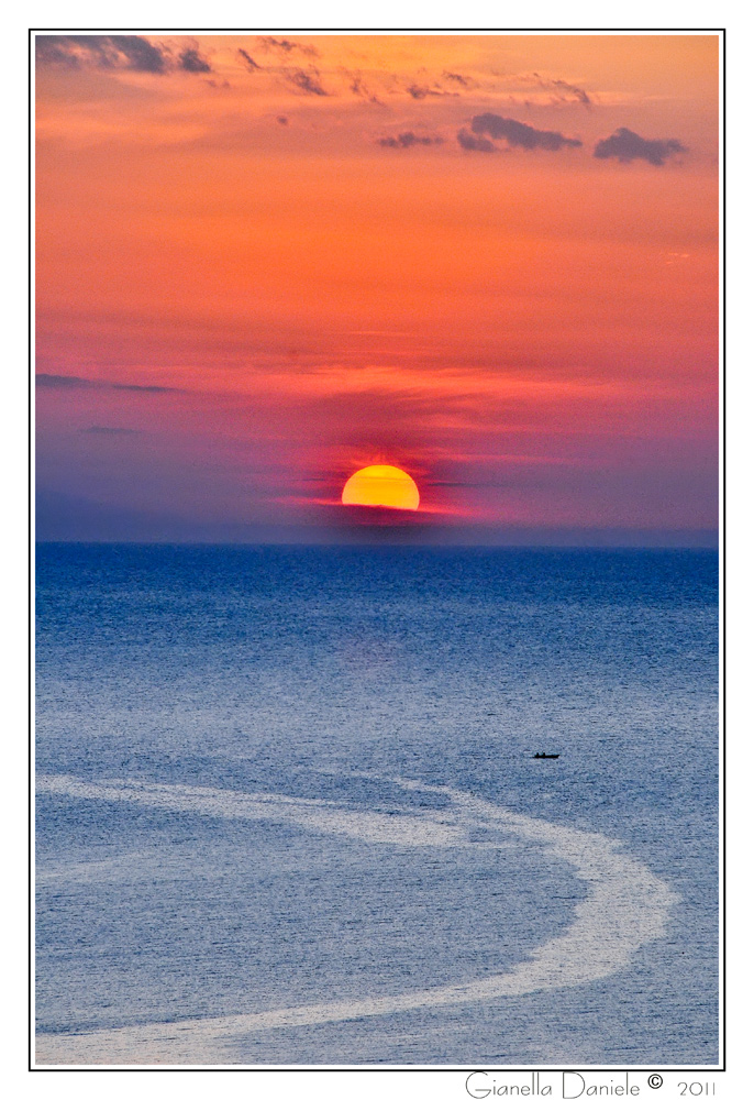 Tramonto sulla Baja di Peschici