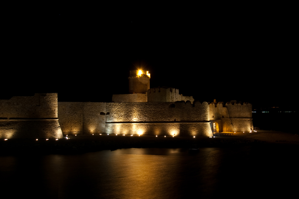 Le castella (Crotone) by night