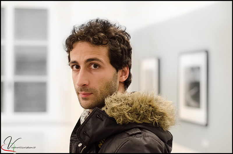 inside Adams's photography exhibition in modena