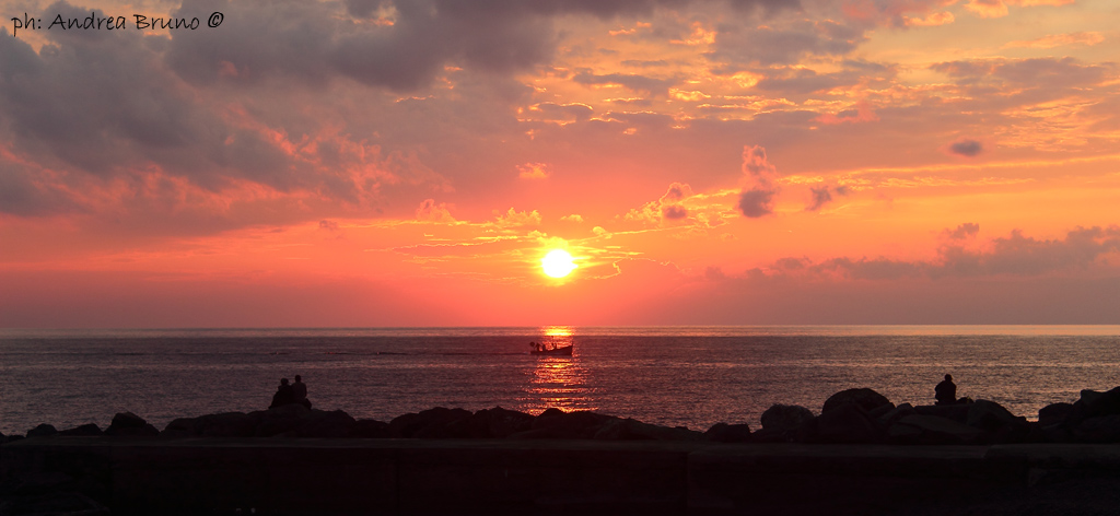 Tramonto a Camogli