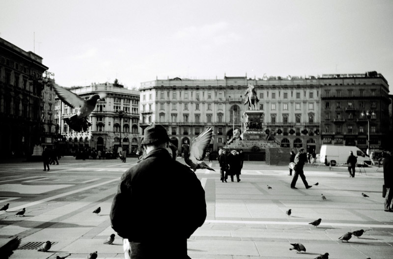 landing on a tourist