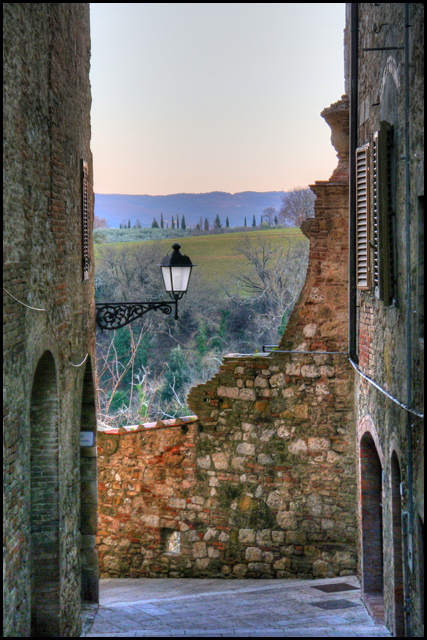 Scorcio di un paesaggio Toscano