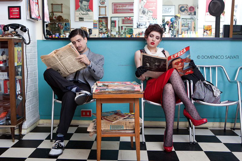 Anno 1953_sala d'attesa del coiffeur.