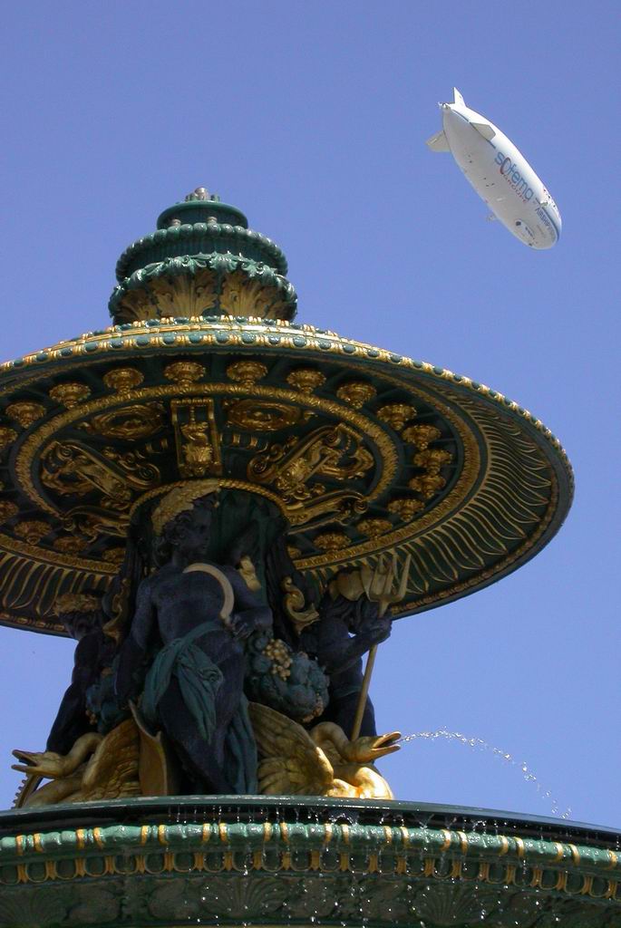 viaggio in dirigibile a Parigi