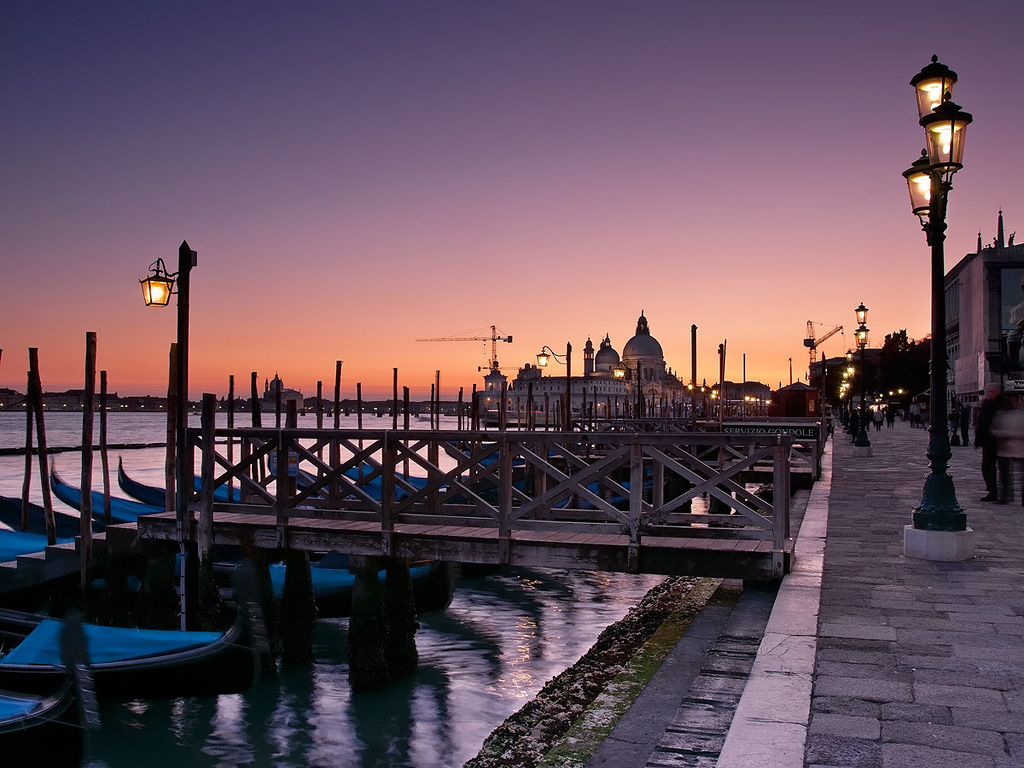 Sunset in Venice