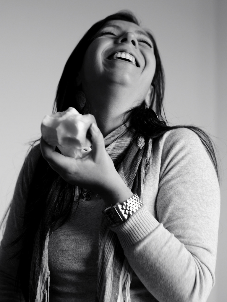 il sorriso all'improvviso!