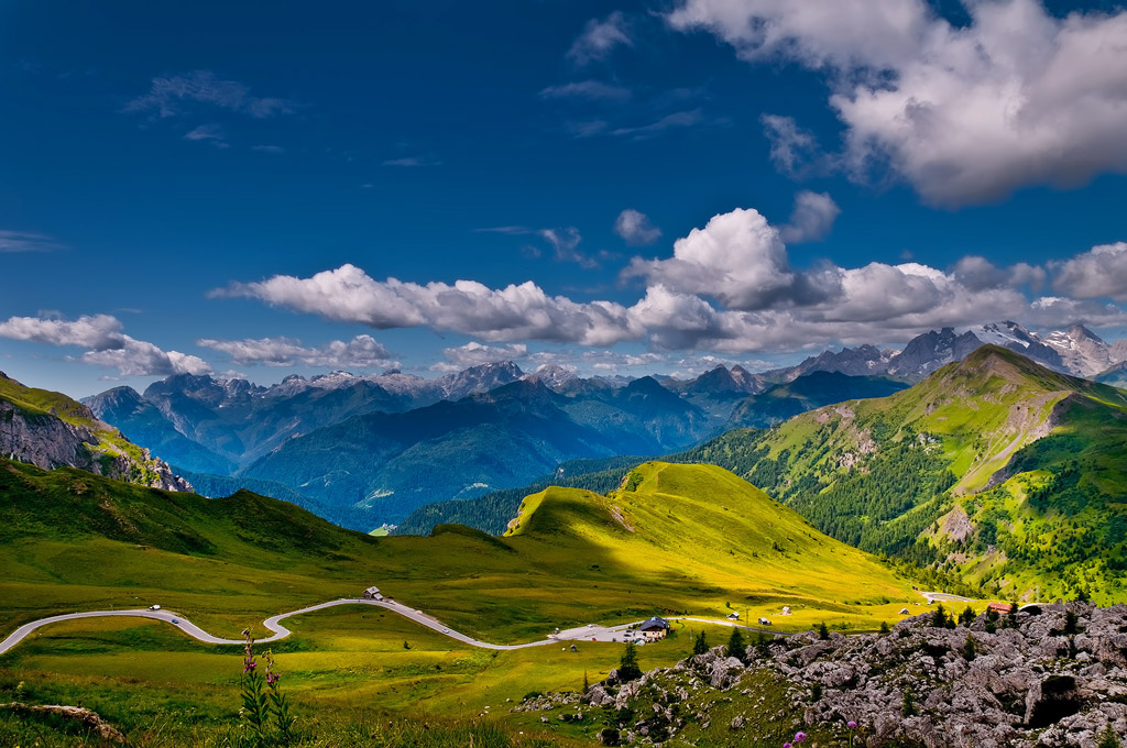 Panorama dal Passo Giau