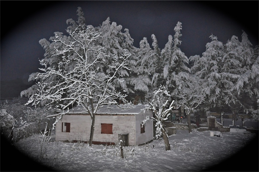 Casetta tra la neve...