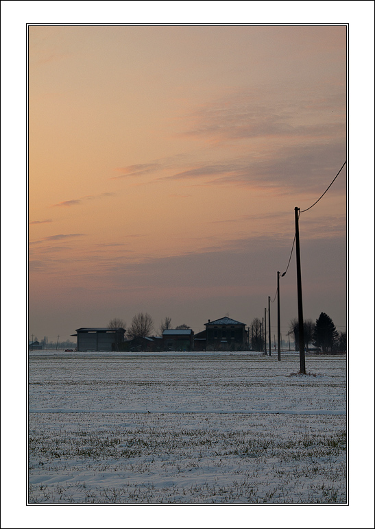 Tramonto Innevato