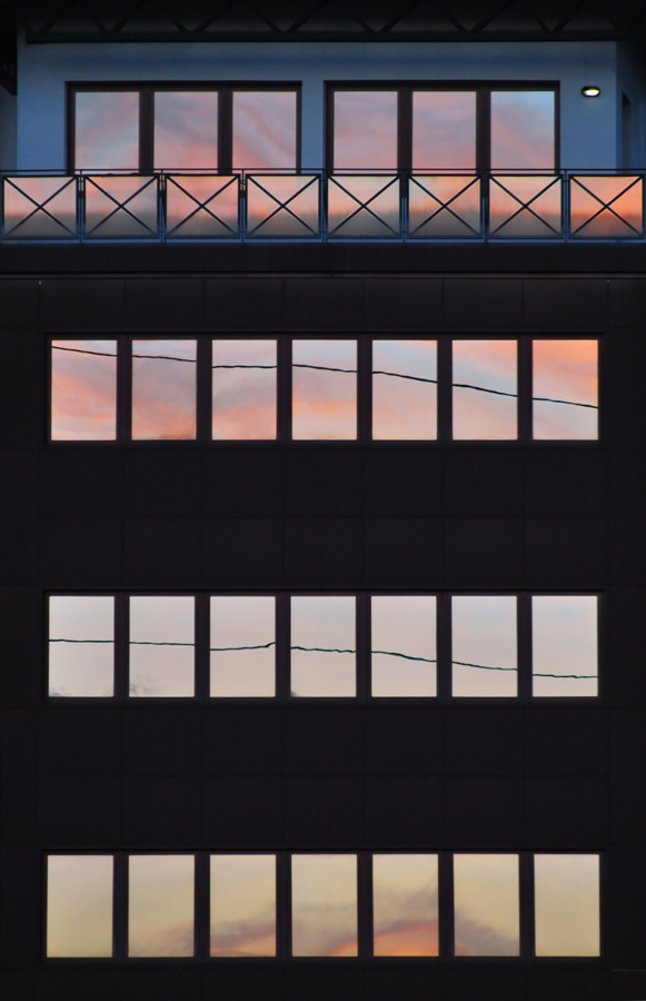 geometrie al tramonto