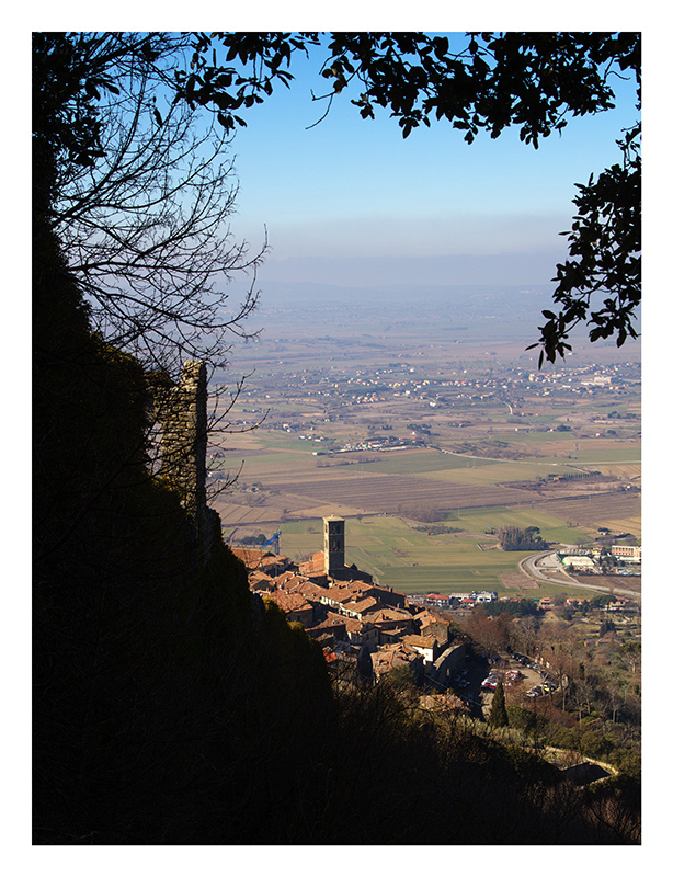 Vista su Cortona