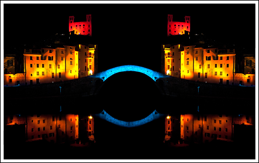 double mirroring a Dolceacqua
