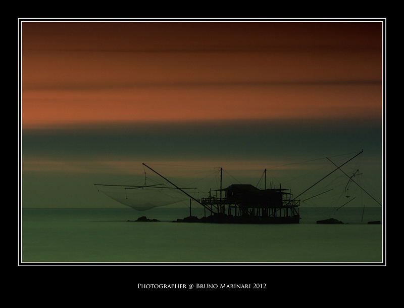 Tramonto sul vecchio retone