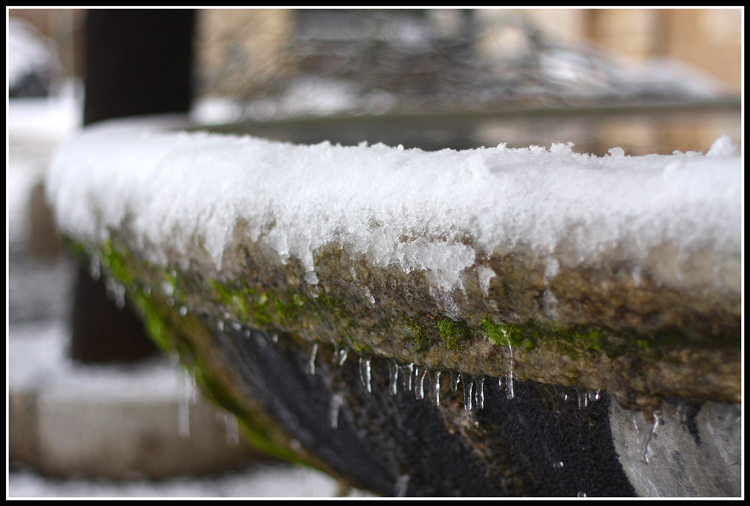 ..ice water..falling down!!