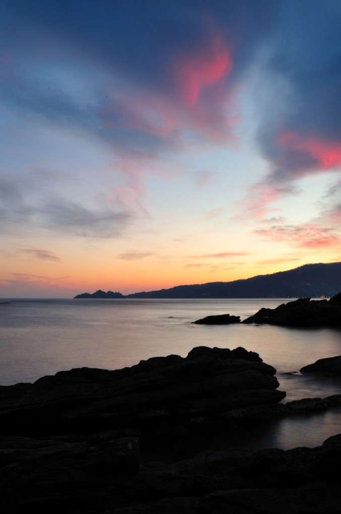 Tramonto sulla via del mare