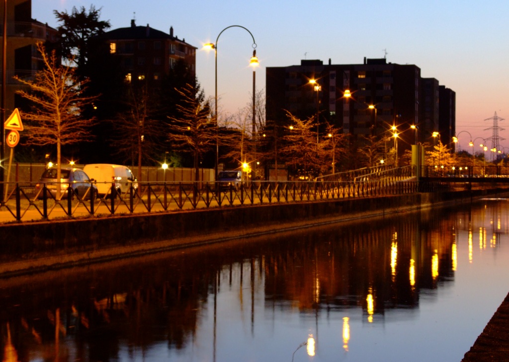 Naviglio Martesana a sera 2