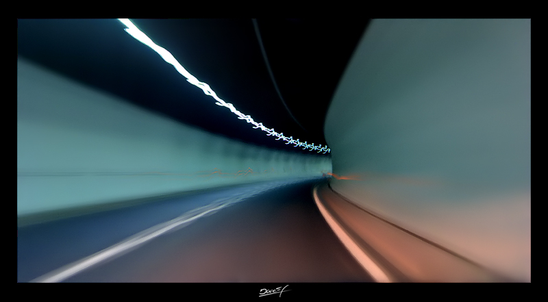 just around the corner